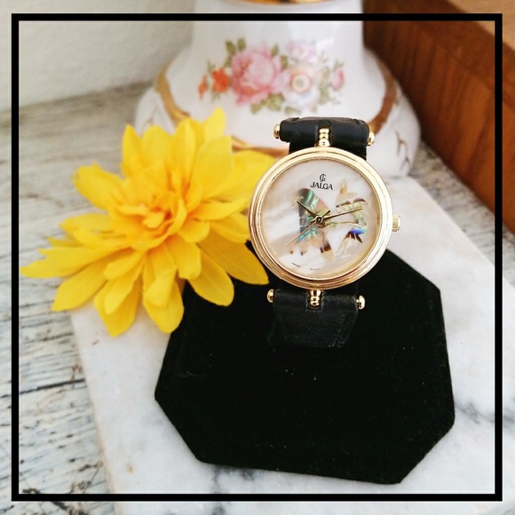 Vintage Jalga Mother of Pearl Falcon Watch - Picture 2 of 5